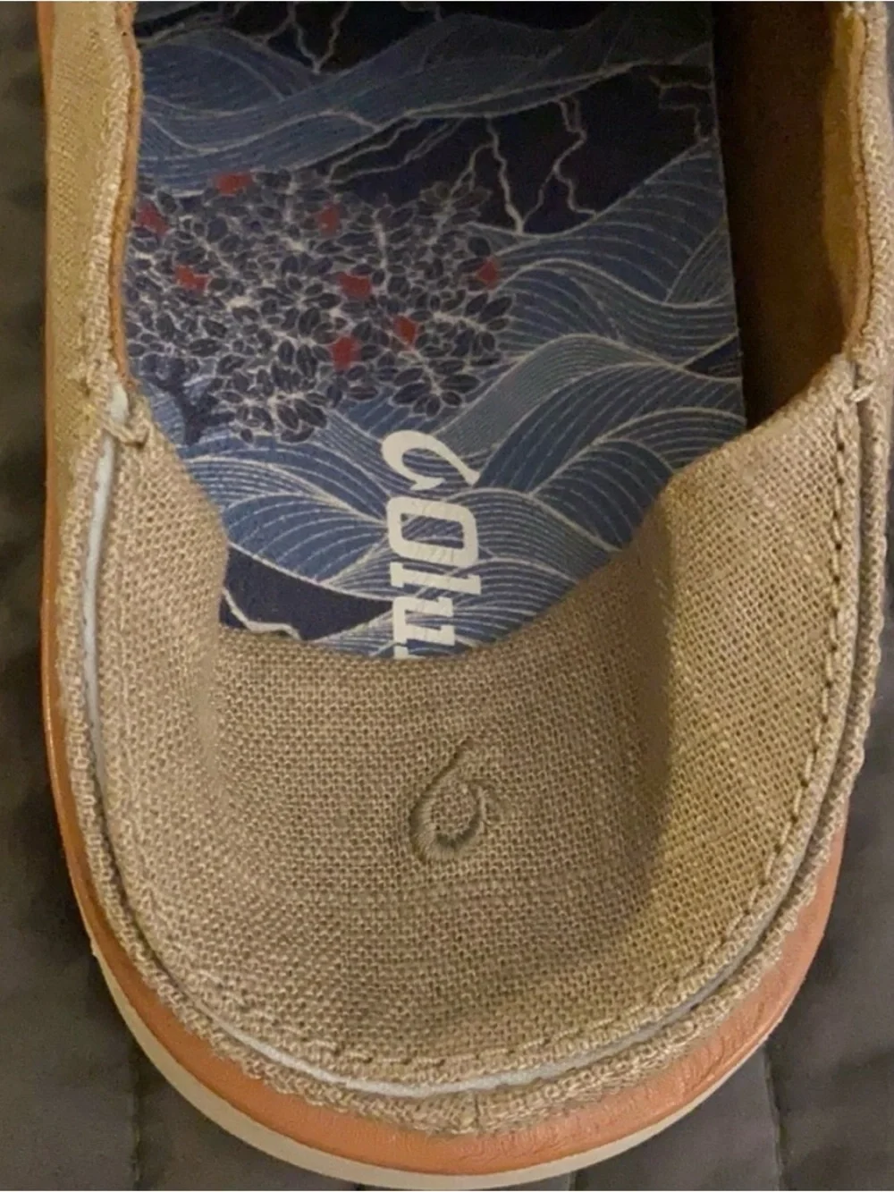 OluKai Kalia Nohea Canvas Shoe Size 11